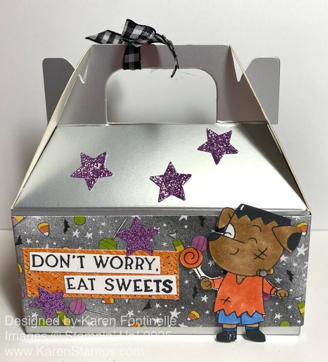 Halloween Mini Silver Gable Box