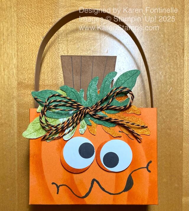 Halloween Pumpkin Treat Box