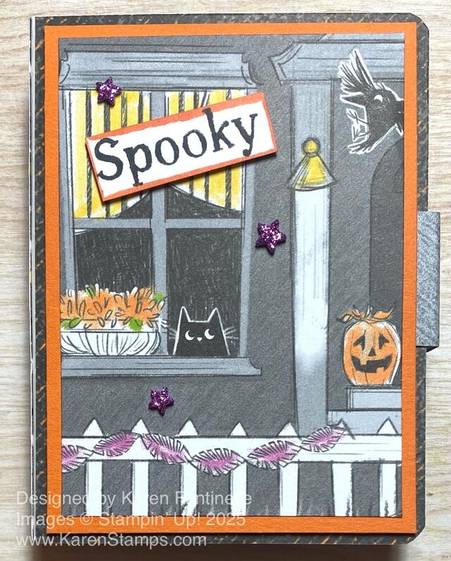 Halloween Spooky Book Treat Box Inside