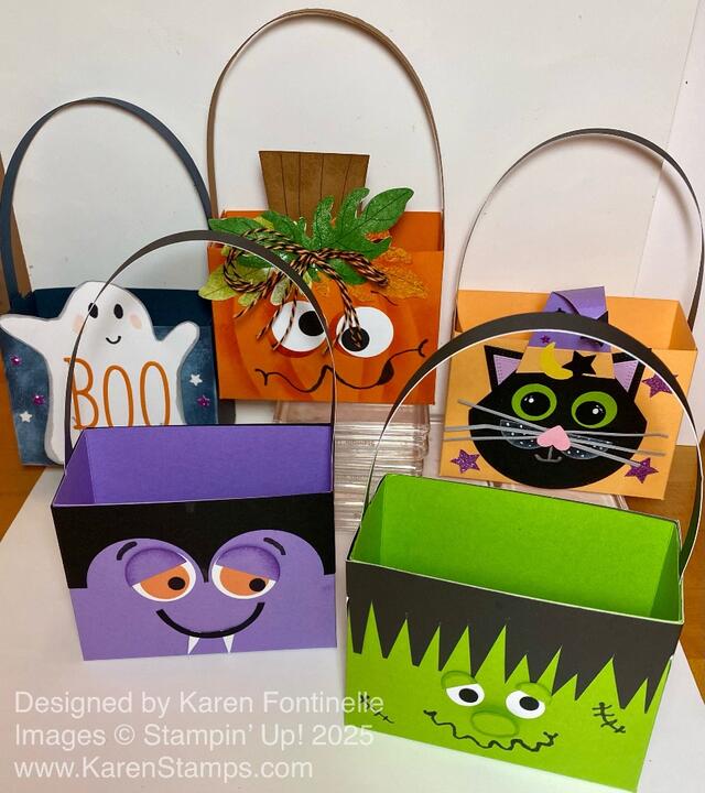 Halloween Treat Character Boxes