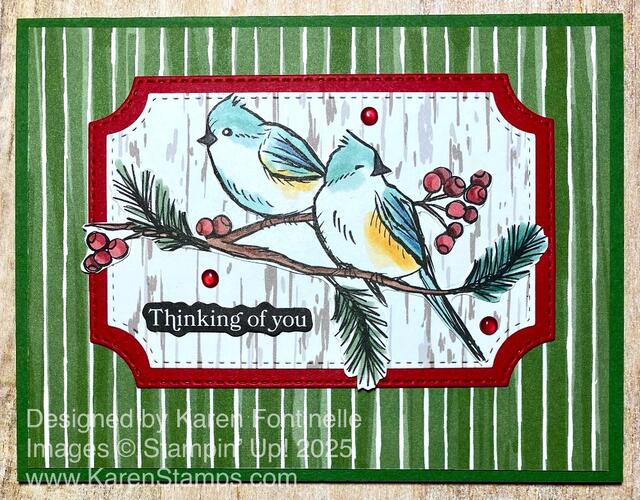 Nests of Winter Thinking of You Card