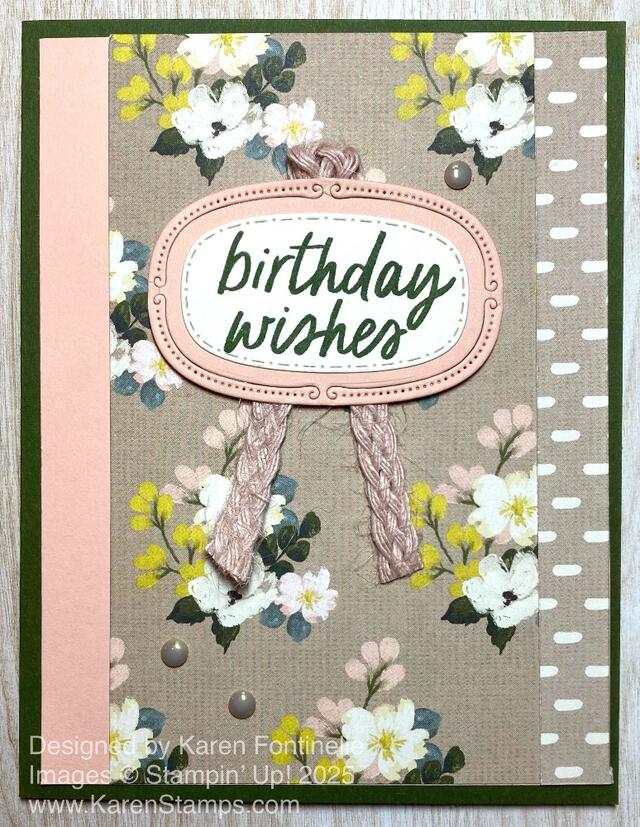 Brushed With Beauty Birthday Card