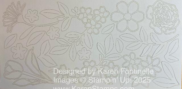 Covered In Flowers Accents Sheet