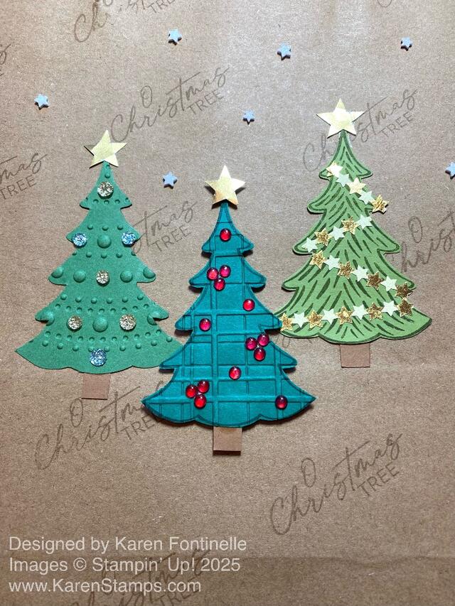 Decorative Trees Gift Bag