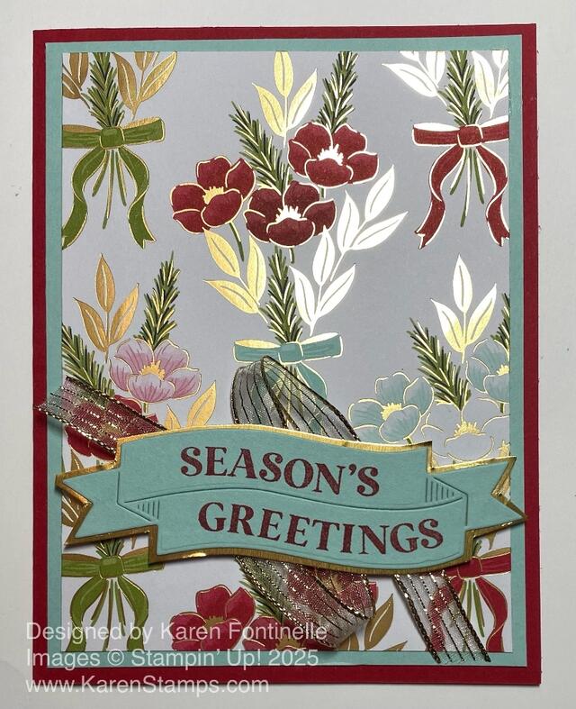 Traditions of Christmas Season's Greetings Card