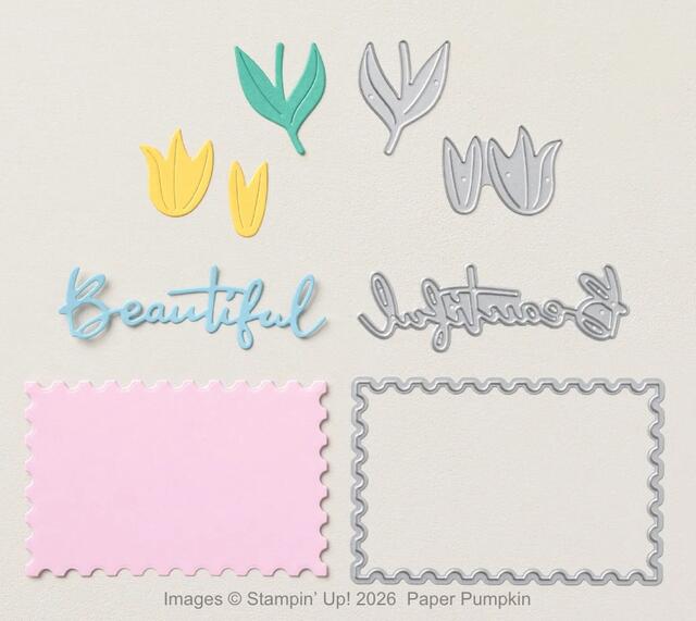 Paper Pumpkin Beautiful Blooms Dies Add-Ons