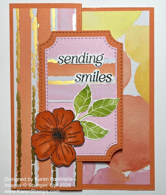 Splash of Sparkles Z-Fold Birthday Card