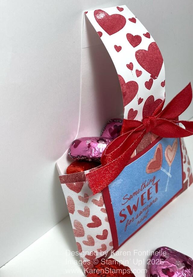 Envelope Valentine Treat Bag closeup
