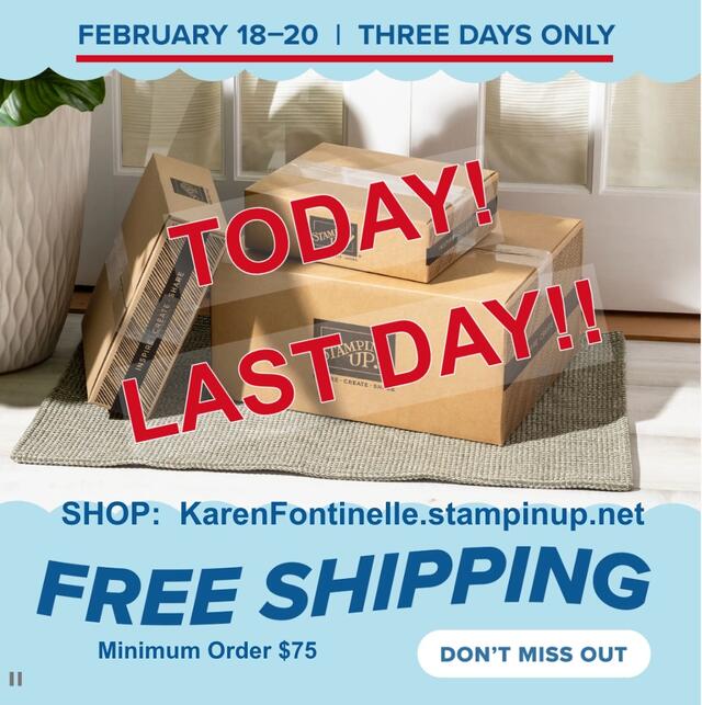 Last Day! Free Shipping Boxes Feb 2026