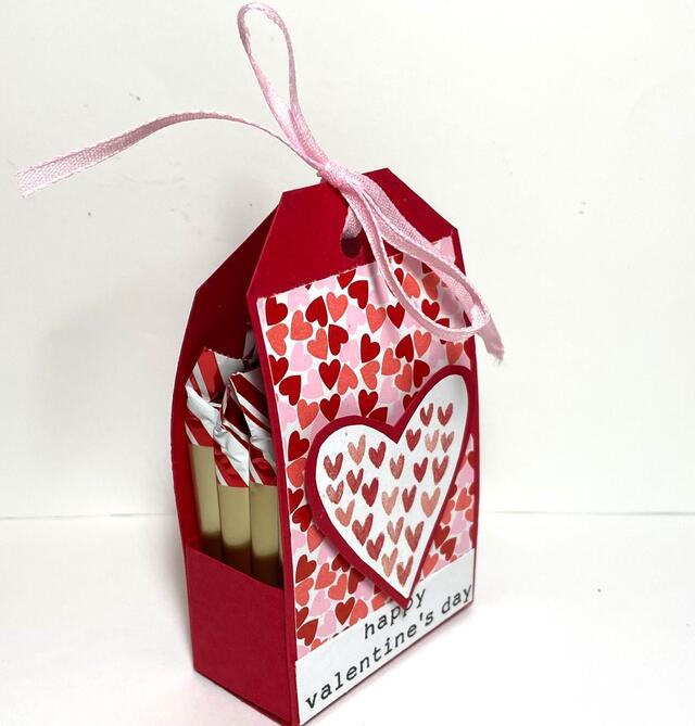 Valentine's Day Candy Treat Box side