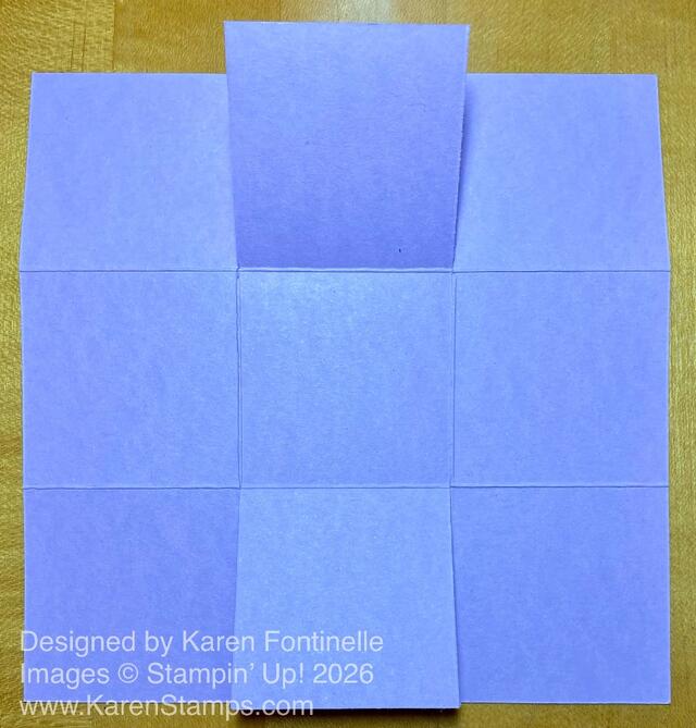 Easter Basket Scored and Cut