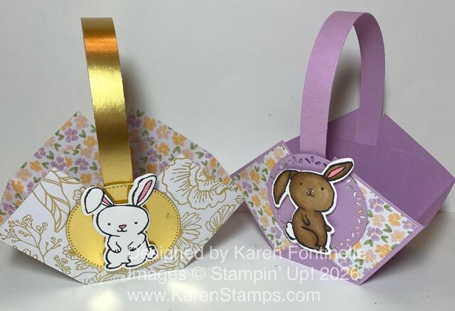 Easy Paper Easter Baskets