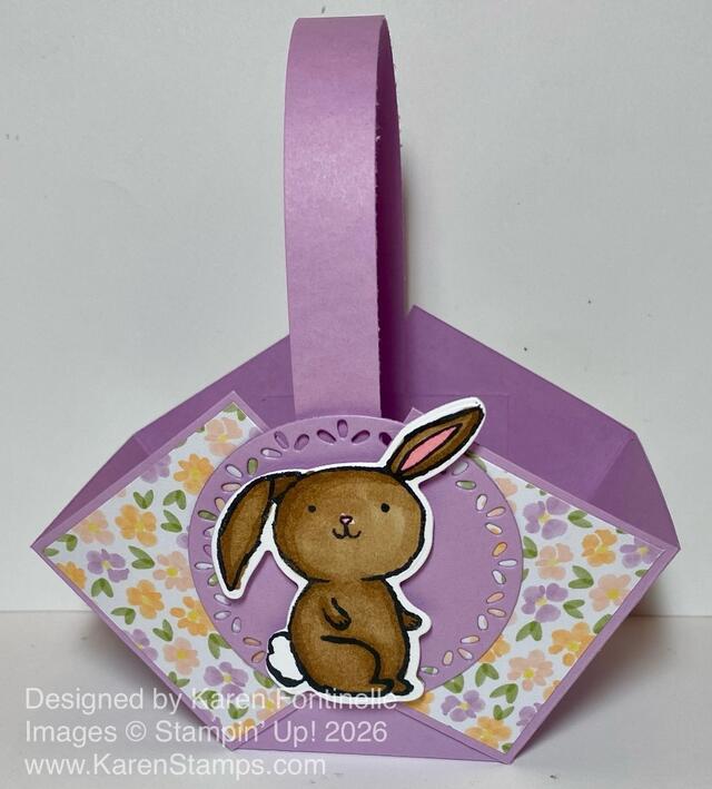 Fresh Freesia Easter Basket