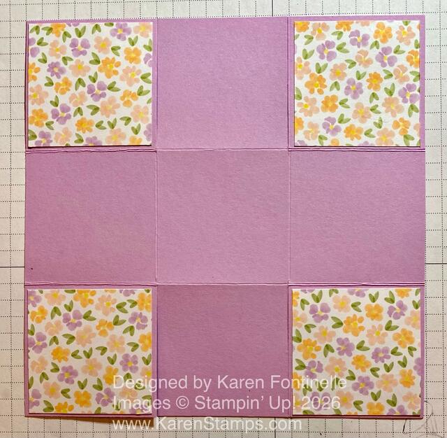 Fresh Freesia Easter Basket Layout