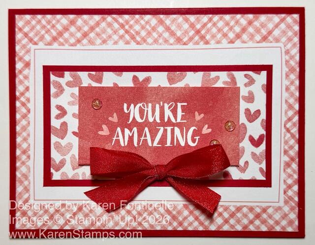 Love Notes You're Amazing Card