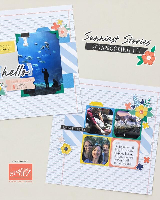 Sunniest Stories Scrapbooking Kit Kits Collection Apr 2026