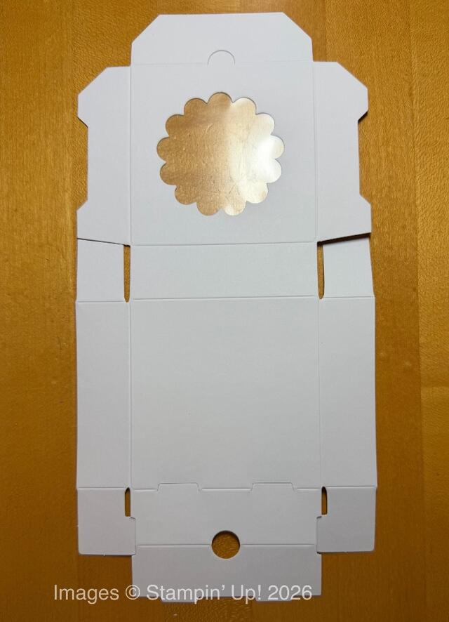 Scalloped Window Box Unassembled