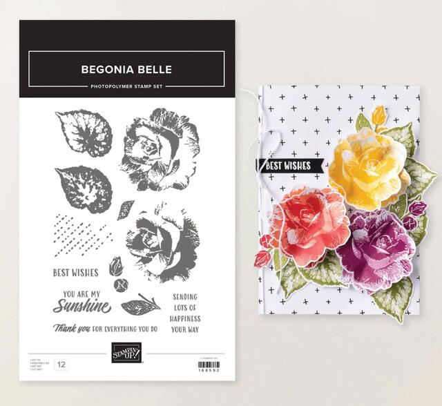 Begonia Belle Stamp Set POM July 2026