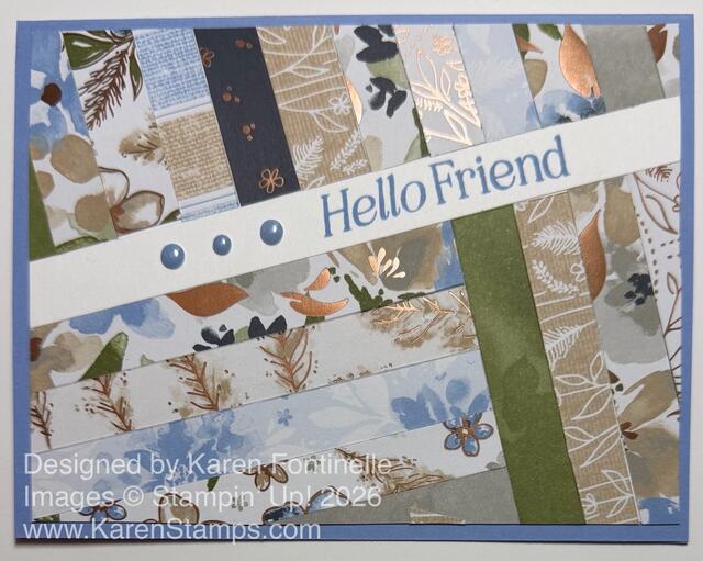 Delicate Dreams Scrap Friend Card