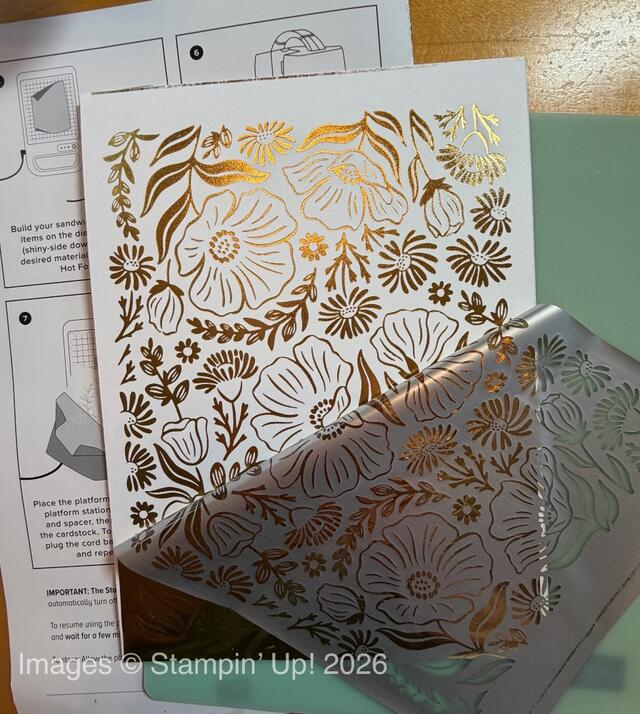 New Stampin' Hot Foil System First Try