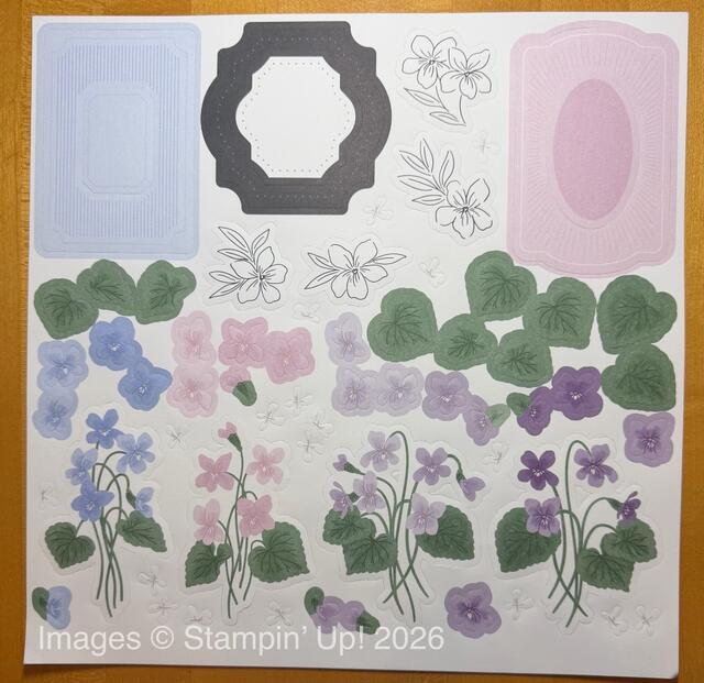 Violet Dreams Precut Sheet