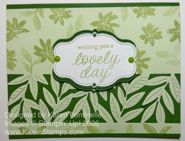 Botanical Expressions Leafy Card