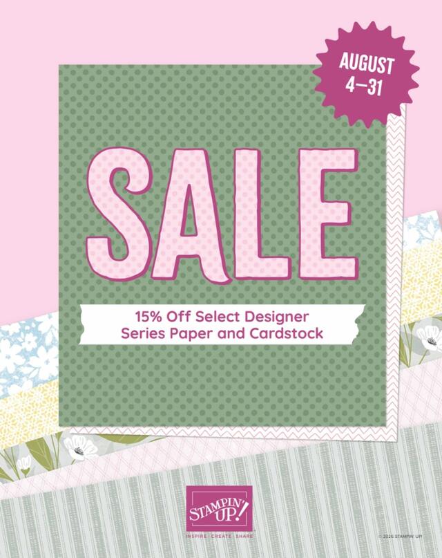 DSP and cardstock Sale Aug 2026 Ad