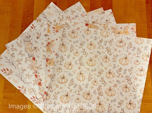 Glow of Harvest Designer Series Paper Aug POM