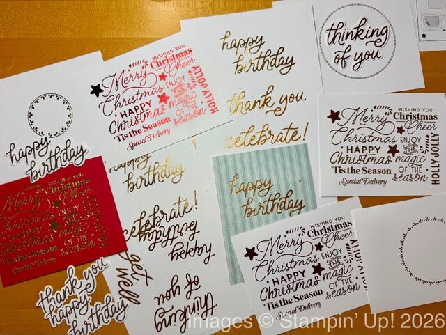 Hot Foiling Examples