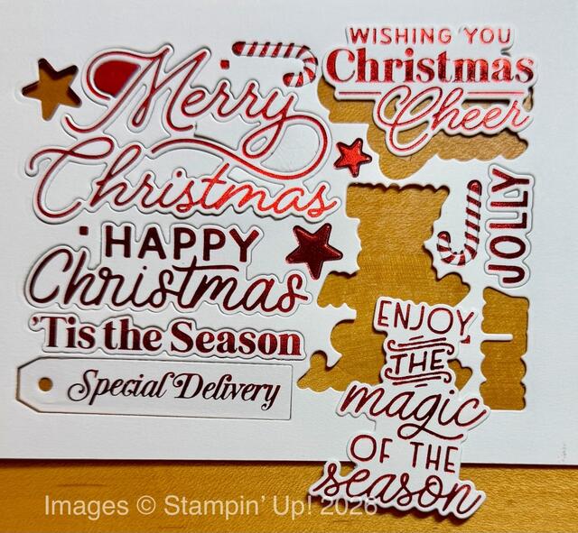Magical Christmas Hot Foil Diecuts