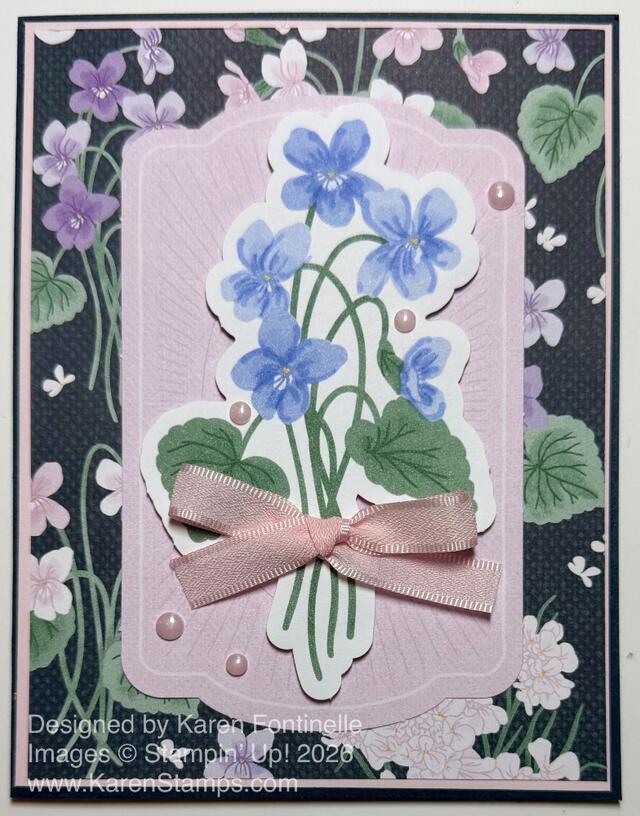 Violet Dreams Card For Any Occasion