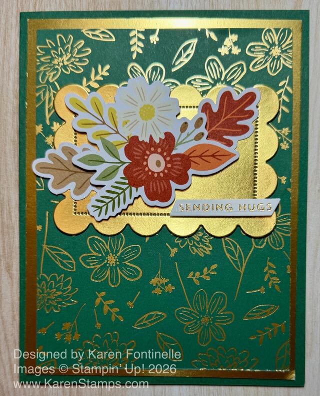 Luxe Foliage Fall Card