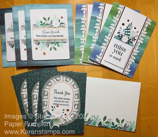 Paper Pumpkin Kit Watercolor In Bloom Cards