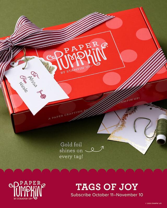 Paper Pumpkin Tags of Joy Kit Ad