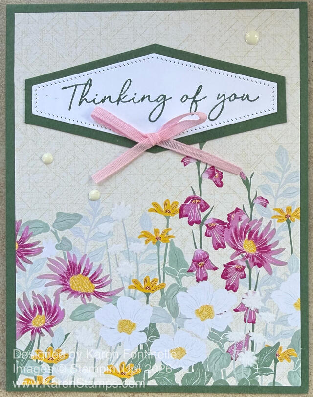 Velvet Meadow Thinking of You Card