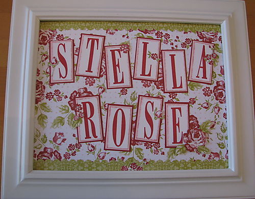 StellaRosenameframe