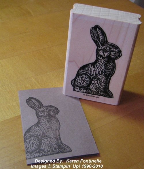 Chocolate Bunny stamp