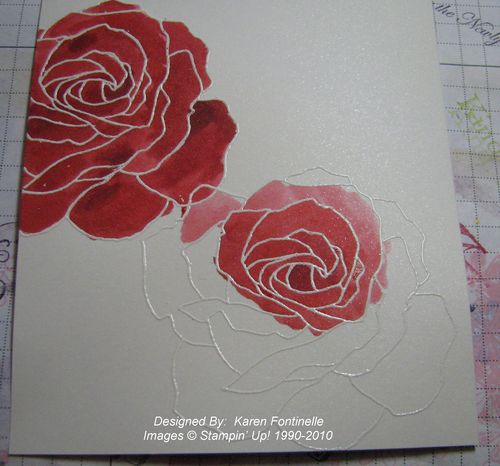 Fifth Avenue Floral embossing
