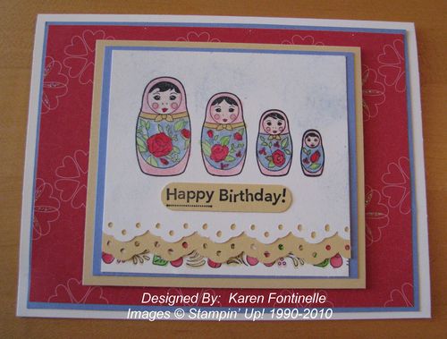 My Matryoshka stamp set Occasions Mini