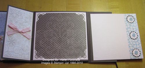 Flip Album Bella Birds DSP and Scallop Trim Corner Punch