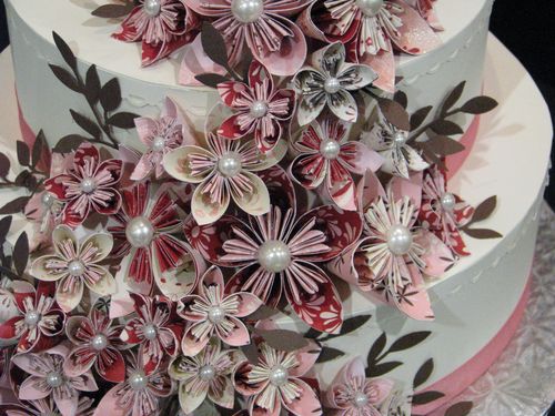 Paper Wedding Cake Flowers