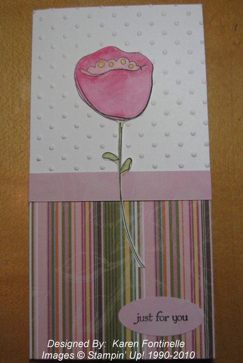Awash with Flowers Spring Card