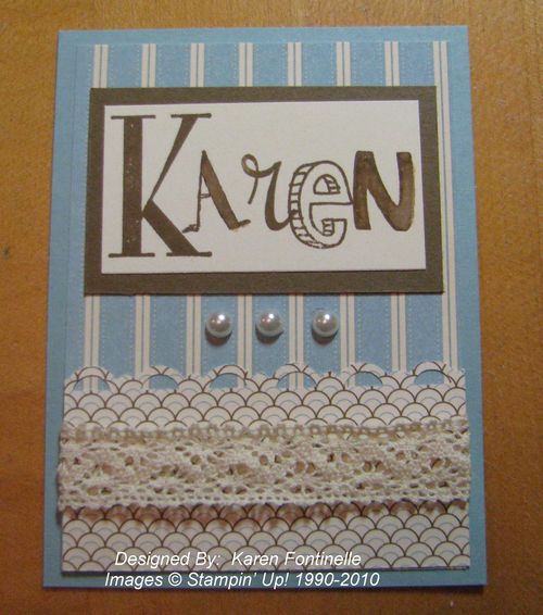 Stampin' Up! Convention Bag Tag