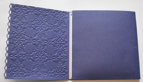 Vintage Wallpaper embossing inside