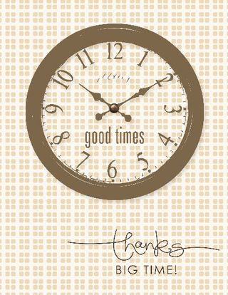 Daylight Savings Time My Digital Studio Card