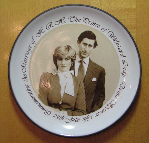Charles and Diana plate