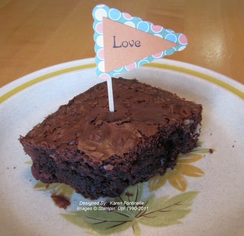 Chocolate Day Brownie Pennant