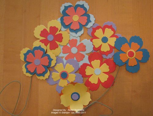 Fun Flowers Die Cut