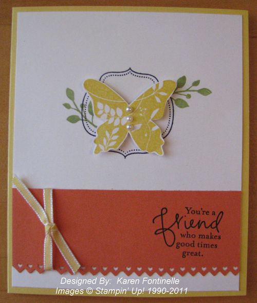 Great Friend Butterfly Card