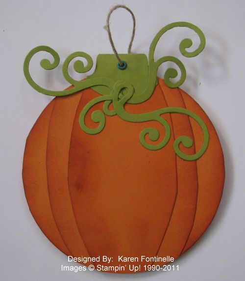 Paper Pumpkin Ornament